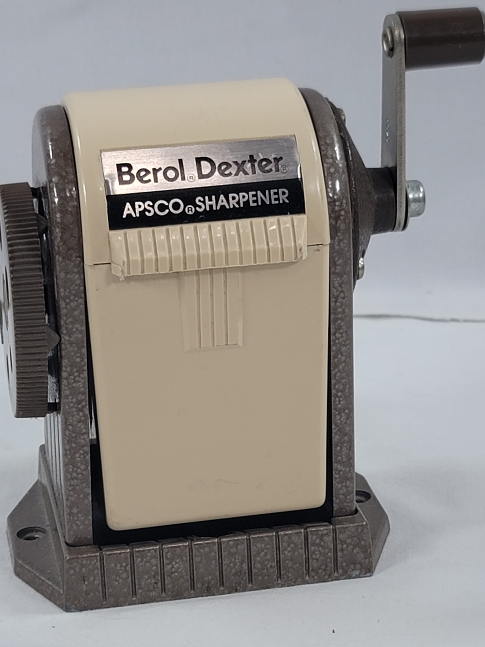 Berol Dexter Mechanical Crank 6 Hole Apsco Pencil Sharpener Vintage
